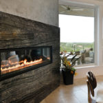 A striking combination of a deep black background with waves of white and dark grey veining.
