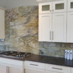 A spectacular, bold mix of deep red, gold, blue, black, and grey.