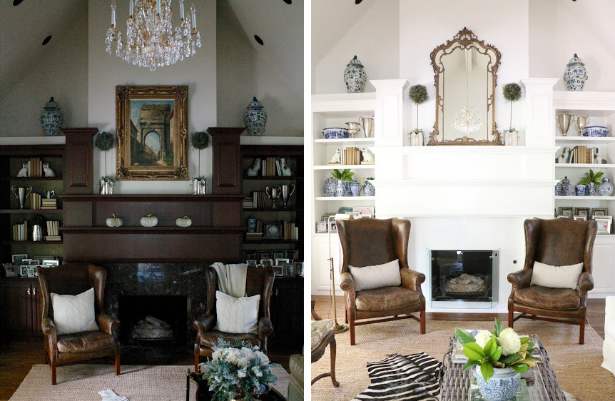 Bianco Rhino Eleven Gables fireplace