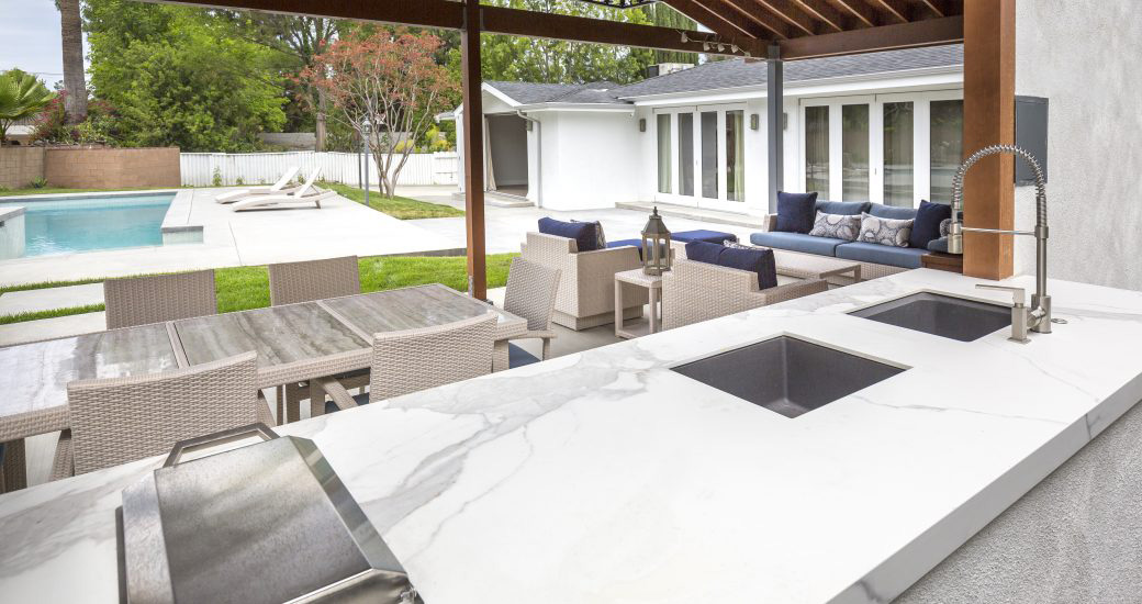 Outdoor Kitchens Neolith Estatuario Silk